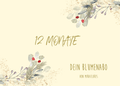 Give a flower subscription (12 months - 12 bouquets)